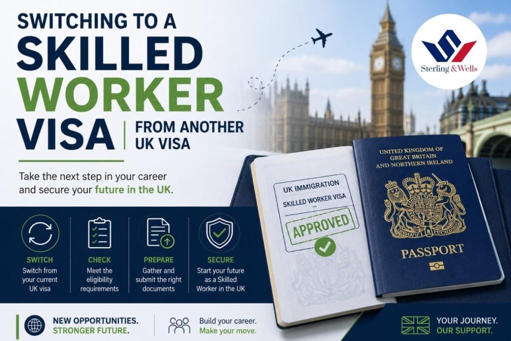 Switching to a Skilled Worker Visa From Another UK Visa